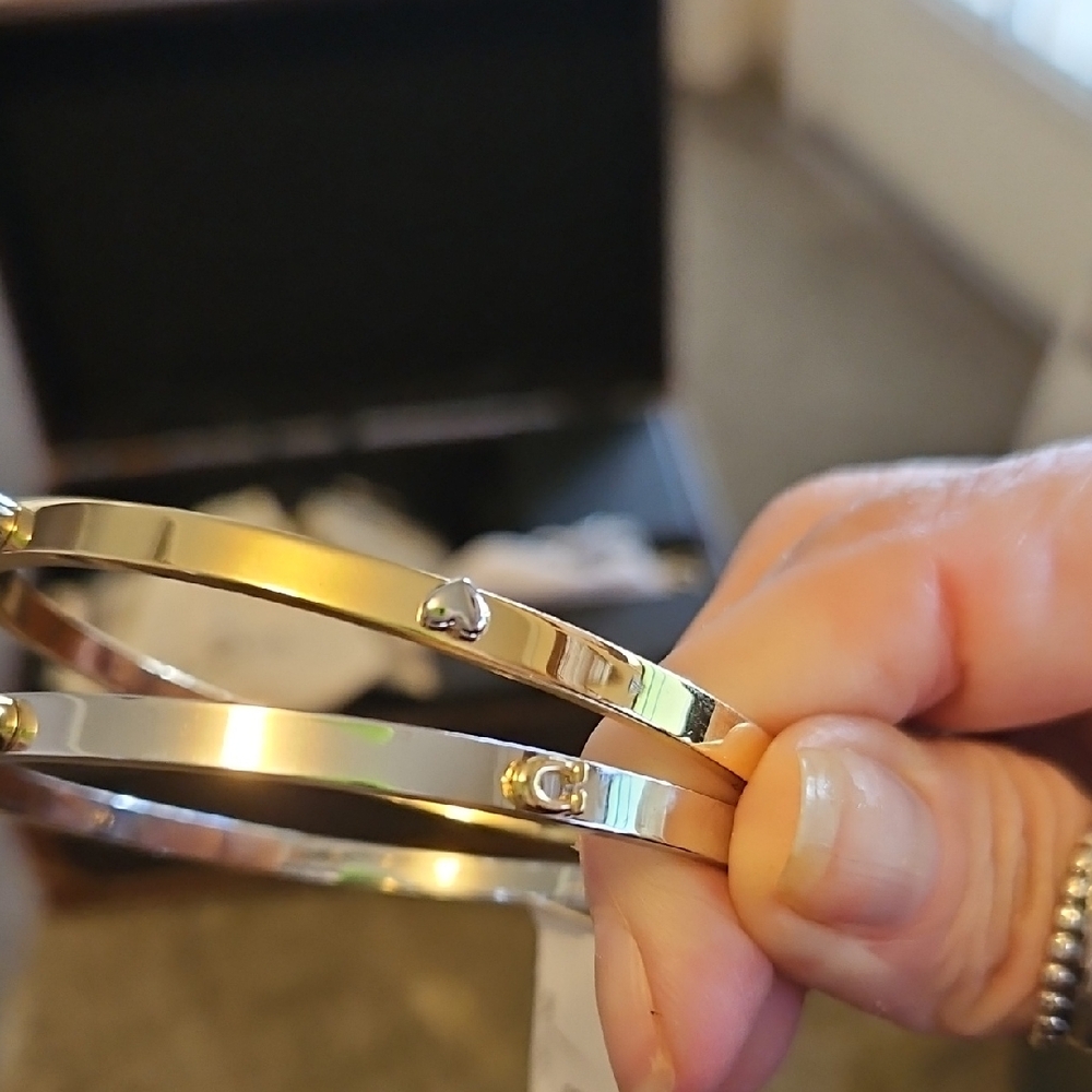 Coach Gold and Silver Women's Bangle